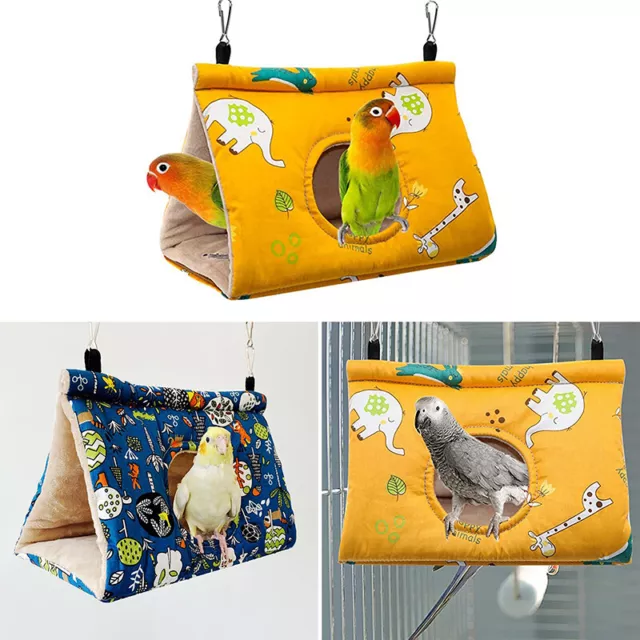Baumwolle Haustier Vogel Hamster Hängematte Hängen Käfig Nest Volieren Bett Haus