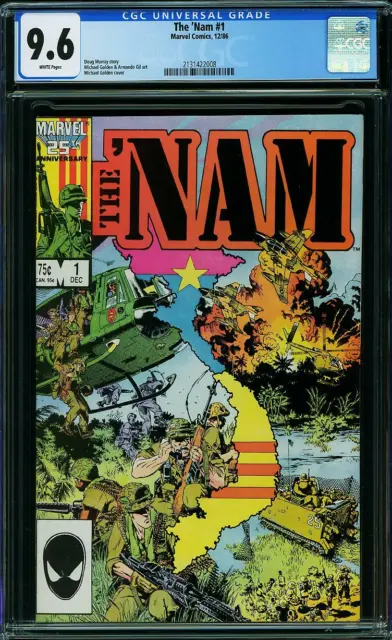 The Nam 1 Cgc 9.6 White Pages 1986 A5