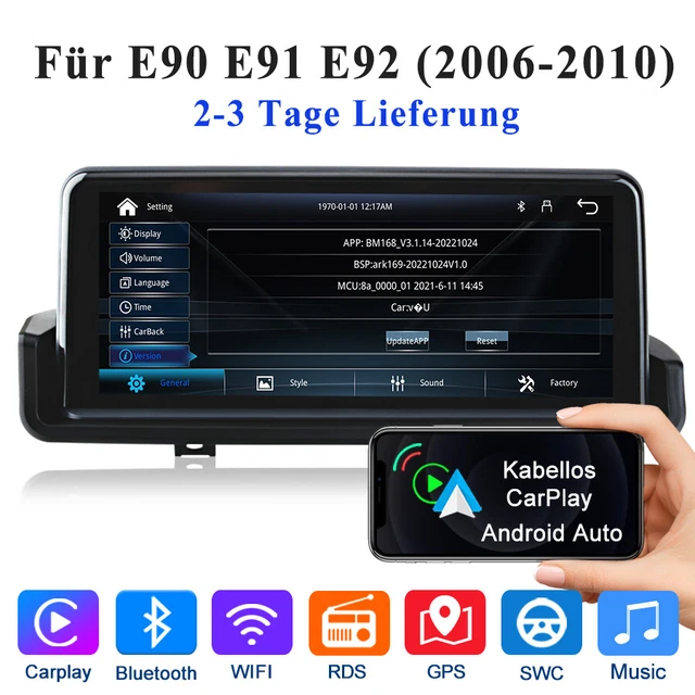 10.25''Android Für BMW E90 E91 E92 06-10 2+32G Autoradio GPS Navi WIFI CarPlay