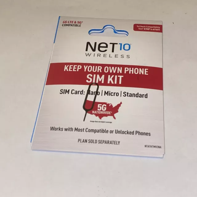X2 Bring Phone Verizon New Net10 Keep Your Own Phone 3/1 Prepaid Cdma SIM Pin