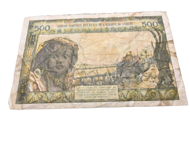 500 Francs Westafrikanische Staaten Senegal (K) 1959-1965