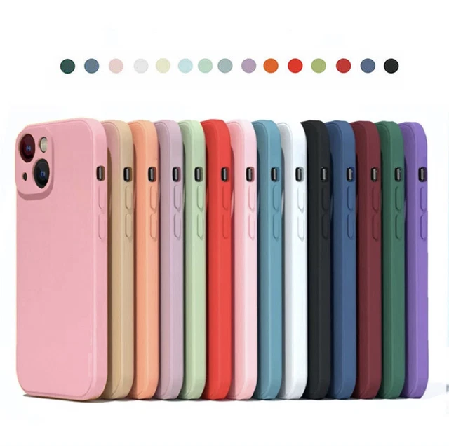 Case For iPhone XR 14 13 12 11 Pro Max XS X 8 7 SE Shockproof Silicone Cover