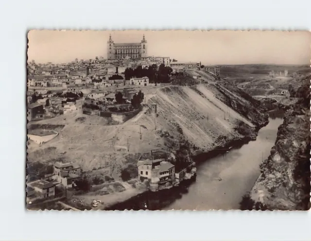 Postcard Vista parcial panoramica, Toledo, Spain