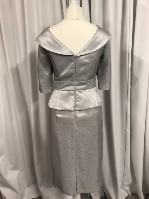 VERKAUF - Ispirato ISE817, Kleid, Mutter der Braut/Bräutigam, Sterling, UK14 2