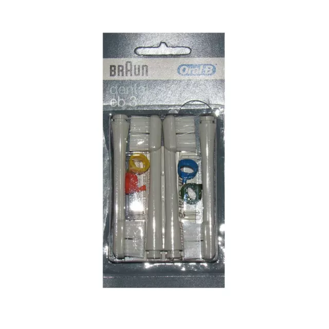 Spazzolini Oral B per Braun Dental eb3 blister 4 TESTINE di ricambio originali