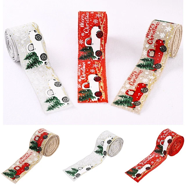 Weihnachtsband Bündel 5M Pack Geschenkverpackung Kränze Dekorationen Handwerk