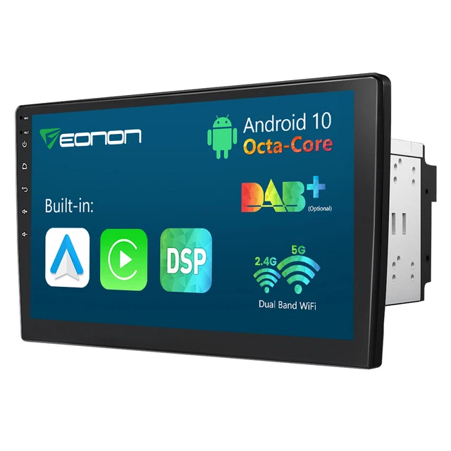 Eonon Q03Pro Android 10 8Core Double 2Din 10.1" IPS Car Stereo Radio GPS CarPlay