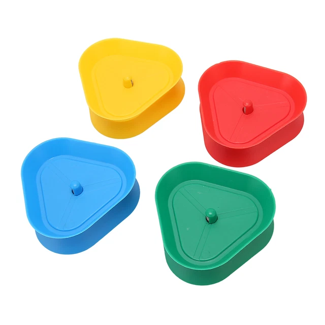 Portacarte da gioco a forma di plastica 4 colori portascatole da poker molla