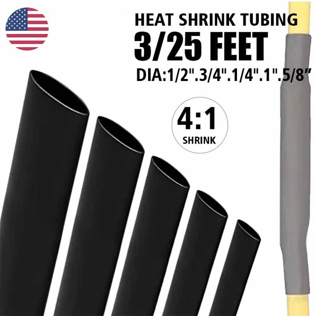 HEAT SHRINK TUBING 41 Dual Wall Waterproof Adhesive Shrinkable Tubes