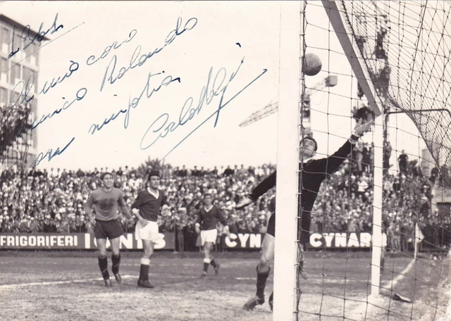 CALCIO/FOOTBALL CARTOLINA SQ. REGGIANA 1960'61 con autografo originale