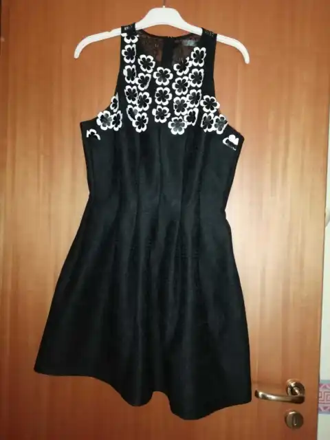 abito donna vestito nero, originale DESIGUAL, taglia 44/46 - NUOVO MAI USATO