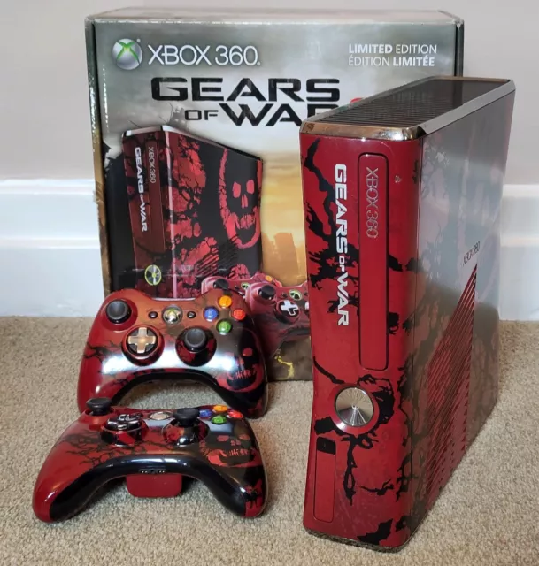 Microsoft Xbox 360 S Gears of War 3 Limited Edition 320GB Red