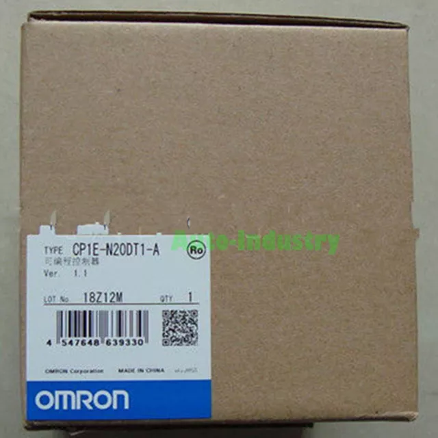 New In Box PLC CPU CP1E-N20DT1-A ( CP1EN20DT1A ) One year warranty OM9T #A613