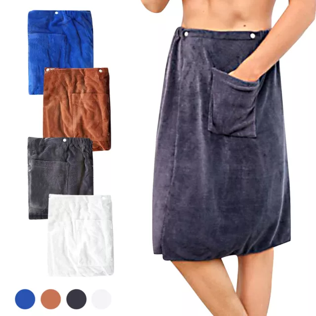 Men's Body Bath Wrap Towel Adjustable Sauna Towels Spa Wrap Shower With Towel ✨