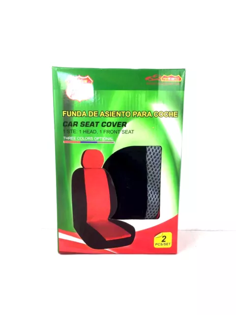 Fundas De Asiento Universal Color Rojo/ Gris/ Azul Juego completo De 1 Asientos