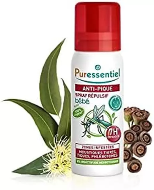 Puressentiel - anti Pique - Spray Répulsif Et Apaisant Bébé - Anti-Moustiques- Z 3