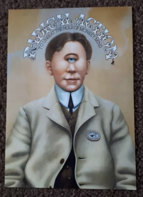 King Crimson Promo Postcard Radical Action To Unseat The Hold Of Monkey Mind