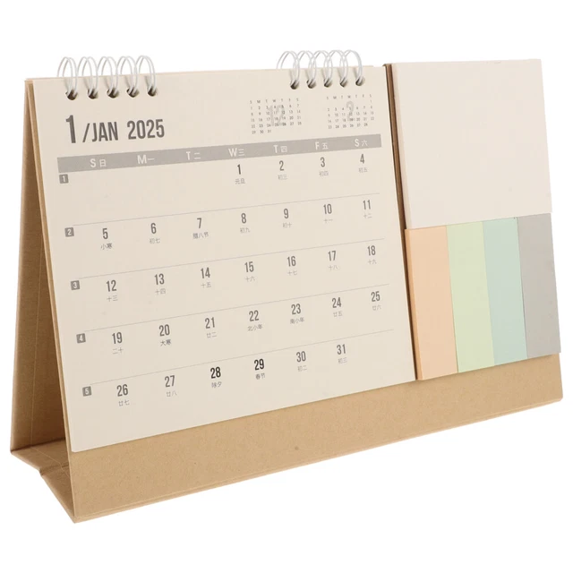 2025 DESK CALENDAR Desktop 2024 Stand 0242025 Mini Standing £15.69 PicClick UK