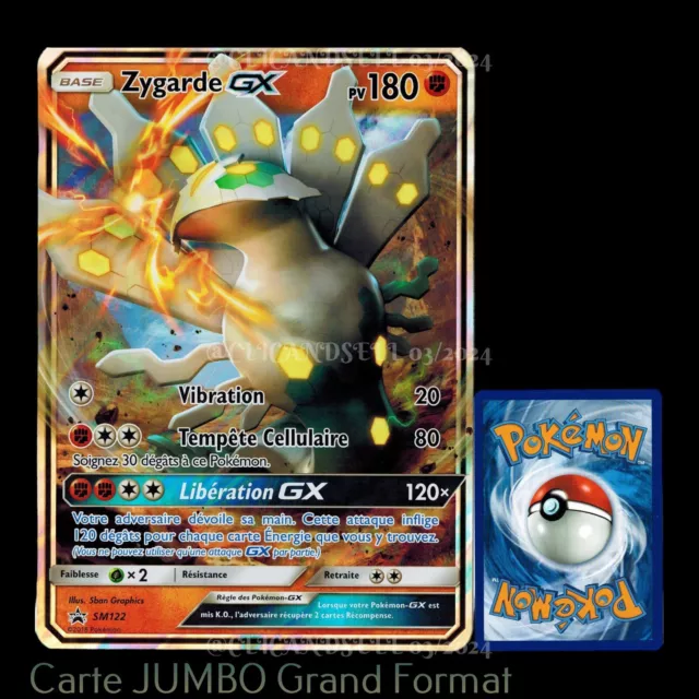 carte Pokémon JUMBO SM122 Zygarde GX