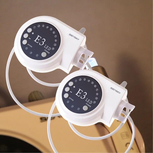 2 set Dental Ultrasonic Piezo Scaler f/ EMS Woodpecker LED Fiber Optic Handpiece