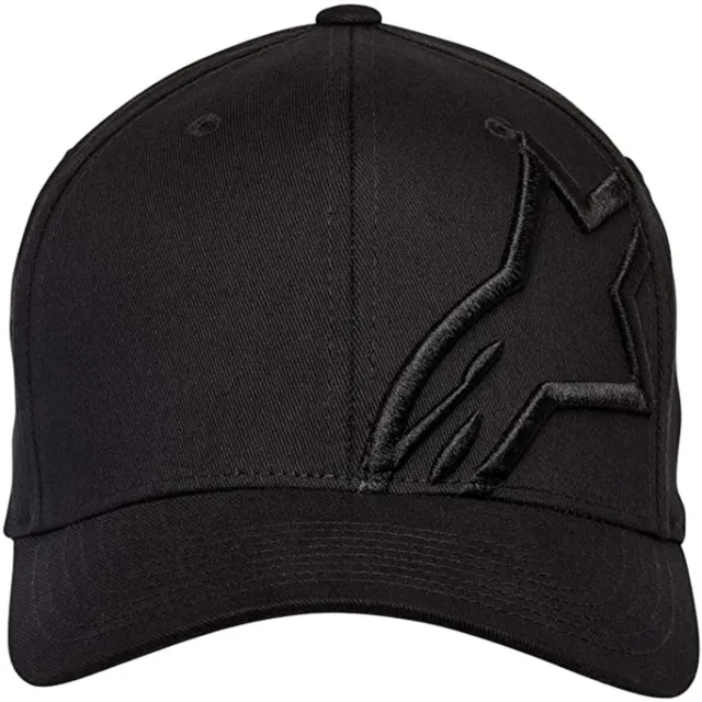 Alpinestars Men's Corp Shift 2 Flexfit Baseball Cap Hat Black Large/XLarge L/XL 2