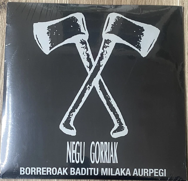 NEGU GORRIAK - BORREROAK BADITU MILAKA AURPEGI Lp (2) VINILO nuevo PRECINTADO