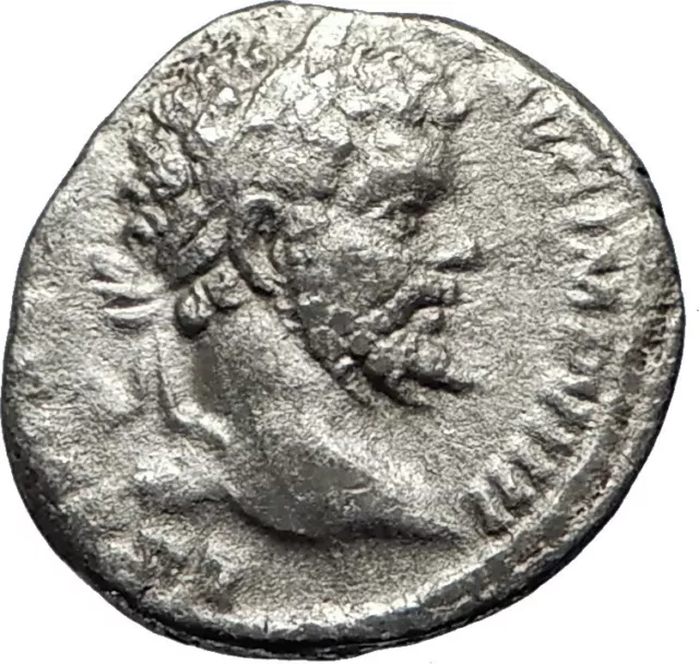 SEPTIMIUS SEVERUS  197AD Rome Silver Ancient Roman Coin LIBER Dionysos i69463