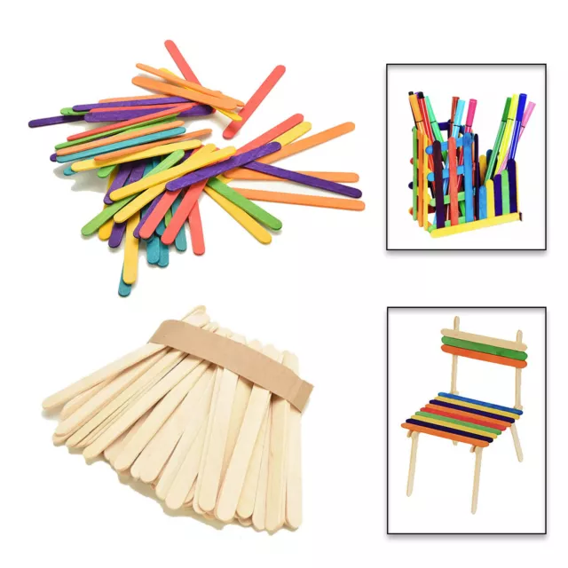 En Bois Sucette Bâton Lollypop Mélange / Vernis Enfant Artisanat Modèle Faisant