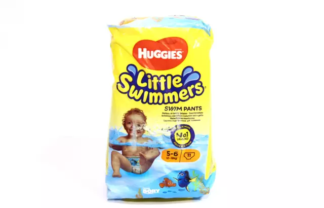 Huggies Little Swimmers Swim Pants Nappies Size 5-6 12-18kg 11Units