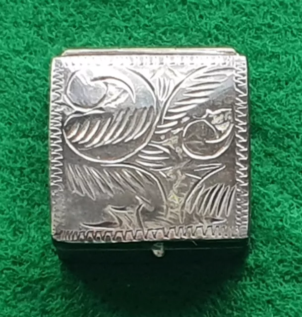 Sterling Silver Snuff/Jewellery Box (15)