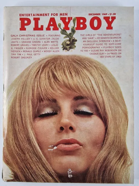 Vintage Playboy Magazine - December 1969 - Good Condition