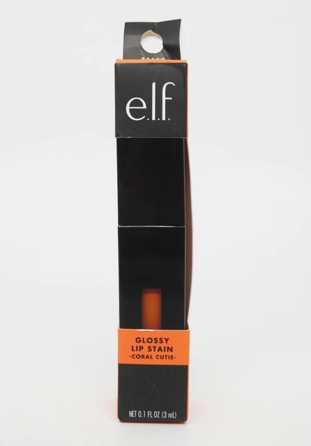 e.L.F. Mancha labial brillante 81687 - linda coral - 0,1 fl. oz. (3 ml)