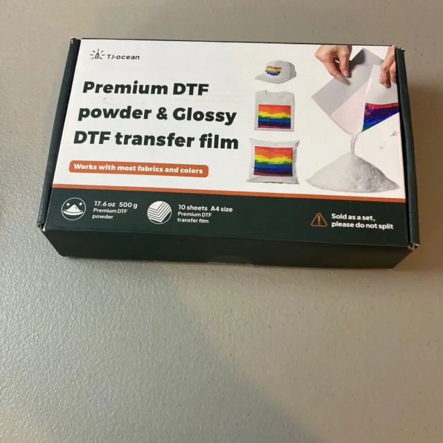 DTF Transfer Powder Film Kit for DTF Sublimation Printer DTF