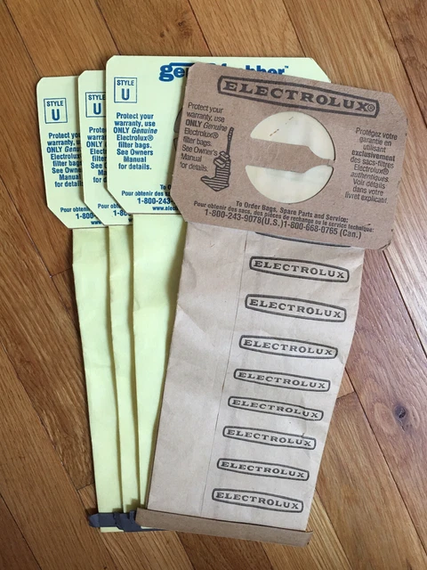 Electrolux Germ Grabber Vacuum Cleaner Bags Style U (Lot of 4)