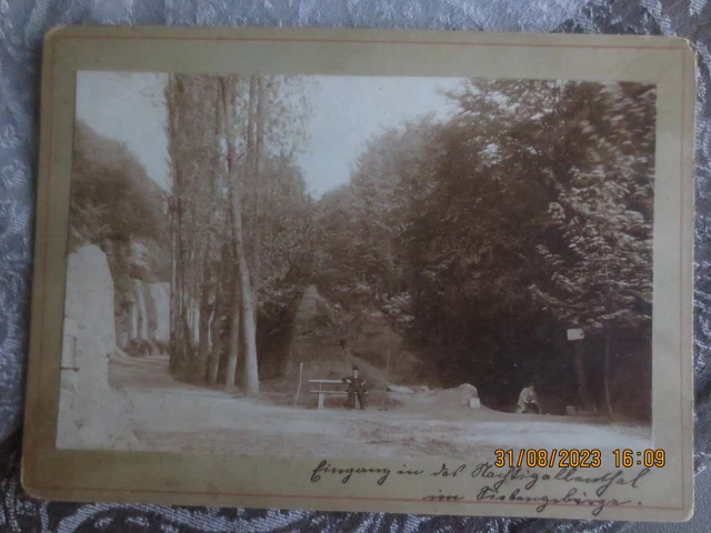 Foto gabinetto escursione in montagna, 18 x 13