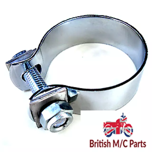 Triumph T15 Terrier T20 Tiger Cub Exhaust Silencer Clamp Assembly E3269  70-3269