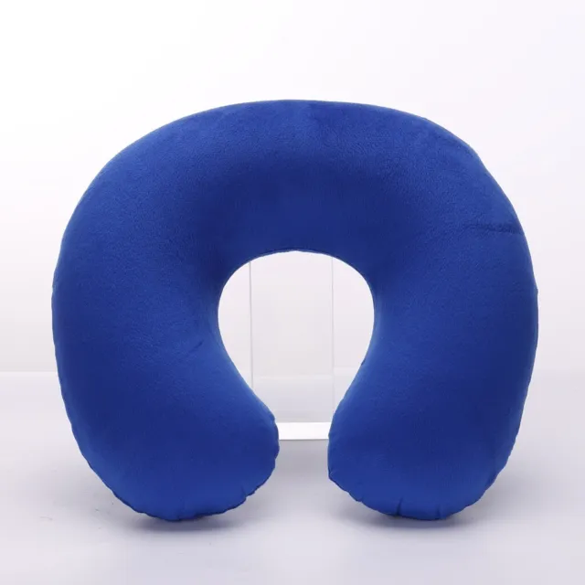 Travel U-shaped Pillow Inflatable Neck Pillow Car Head Neck Rest Air Cushion NEW 5