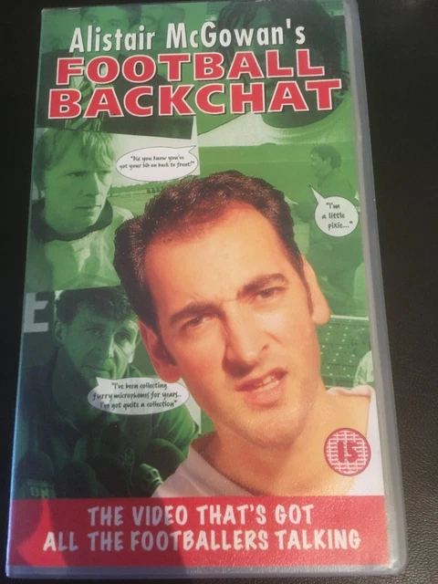 FOOTBALL BACKCHAT - Alistar McGowan - VHS Video £3.99 - PicClick UK