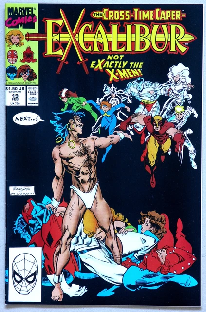 Excalibur #19 Vol 1 - Marvel Comics - Chris Claremont - Rick Leonardi