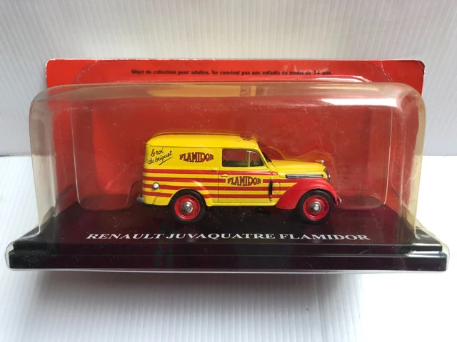 HACHETTE IXO NOREV Renault Juvaquatre Flamidor 1/43 Publicitaire Voiture