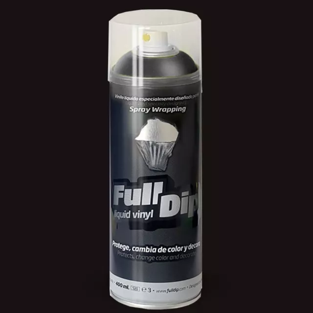 Vinilo Liquido Fulldip Negro Mate Spray Llantas Coche | Envío 24 Horas