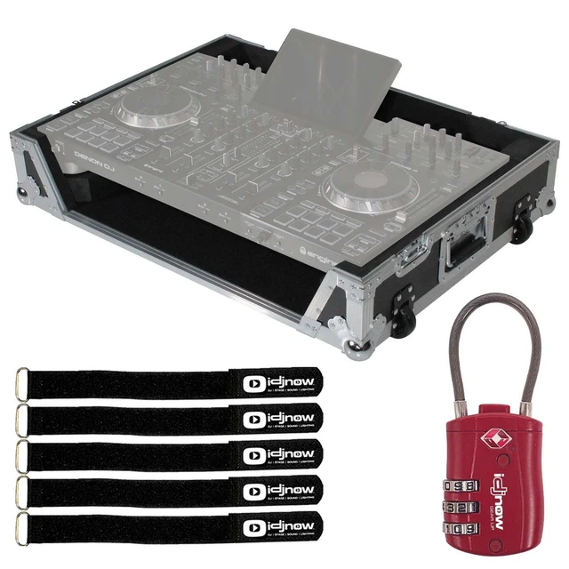 ProX XS-PRIME4 W Denon Prime 4 Flight-Road Case with Red TSA Lock