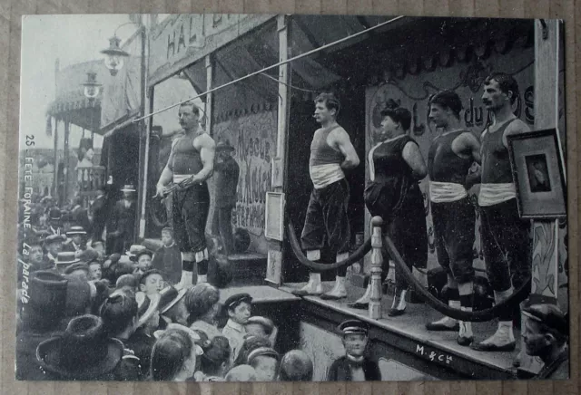 Carte postale repro Foire Paris, parade des Hercules ,   postcard