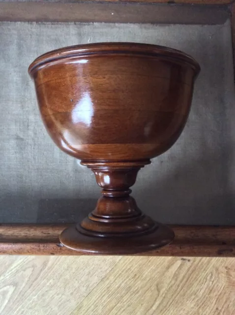 Treen Master Salt/footed Bowl 19th Century