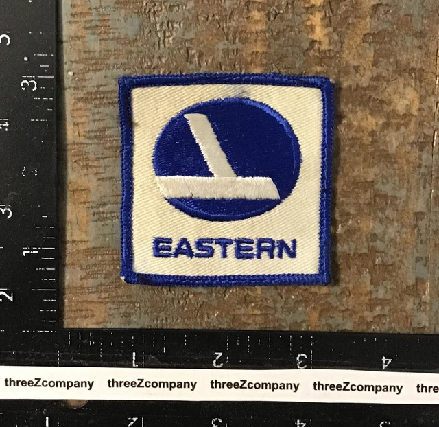 Vtg EASTERN AIRLINES Logo Uniform Sew-On Patch Twill