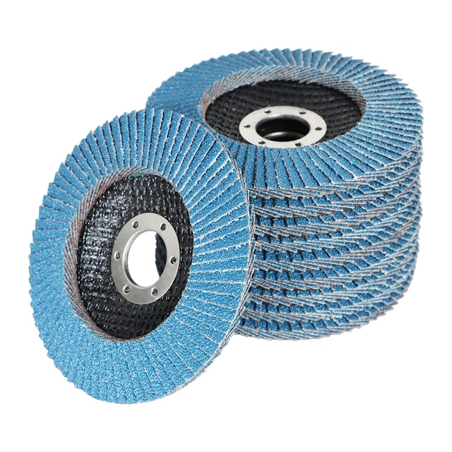 50-Pack Flap Discs Grinding Wheel 80 Grit, 4-1/2 X 7/8 Flap Disc Angl