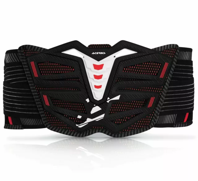 2024 Acerbis Motobrand 2.0 Kidney Body Belt Black Adult Motocross Enduro Mx New