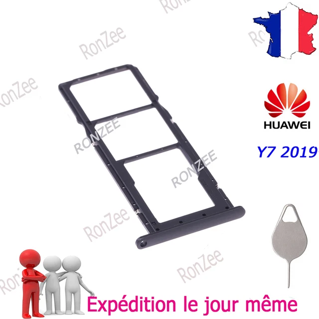 Tiroir Plateau SIM Et MicroSD Pour Huawei P Smart 2018 (FIG-LX1) - Neuf