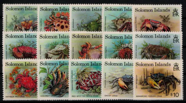 Salomoninseln; Krebstiere 1993 kpl. **  (18,-)