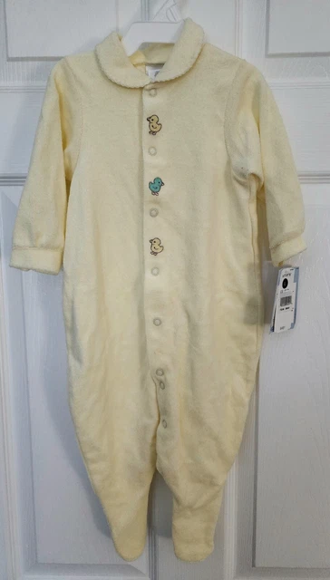 Carter’s Vintage Sleeper Pajama Baby Infant size 6-9  months  Ducks NWT NOS